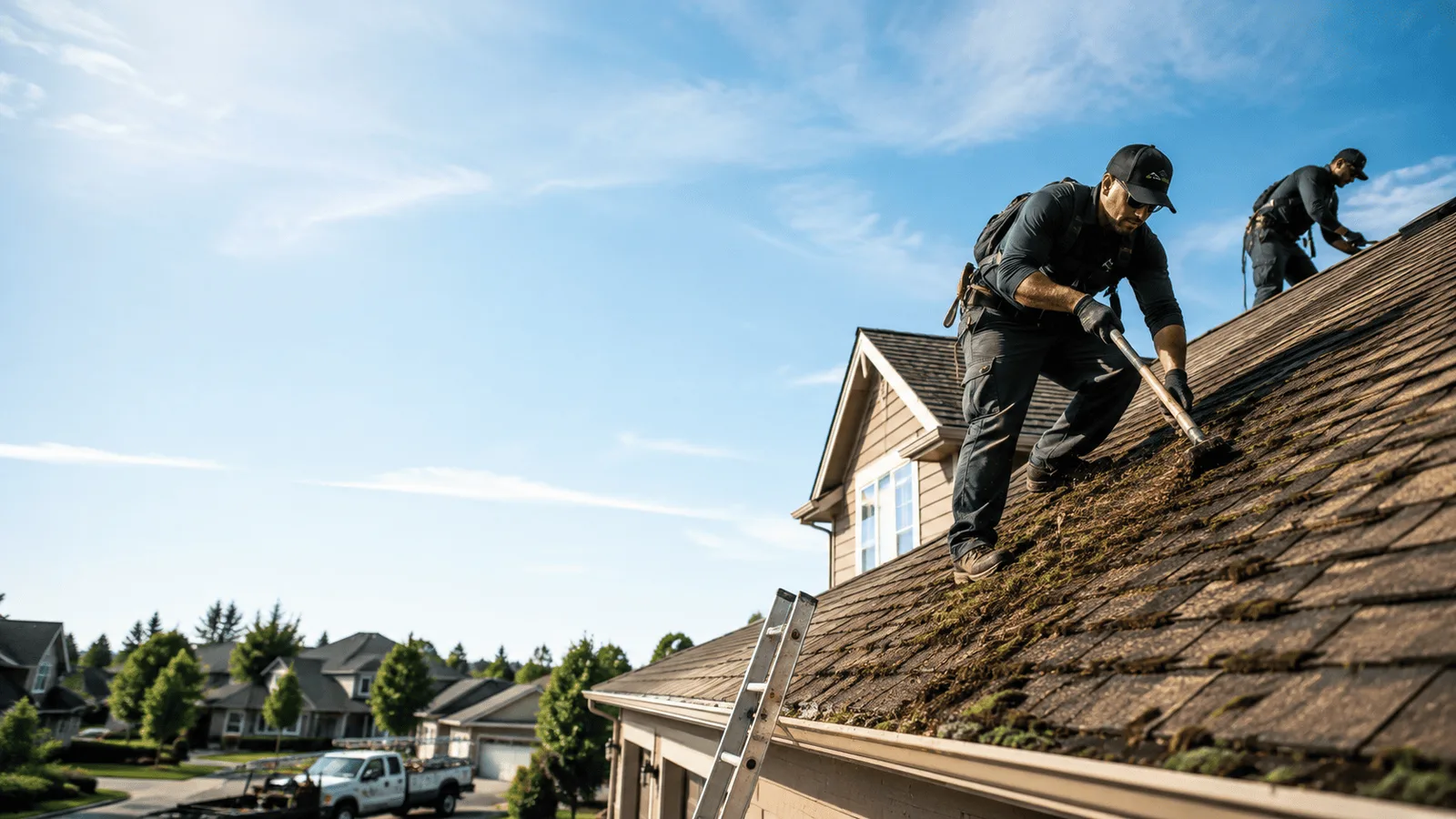 Roof Moss Removal in Laton, CA near me